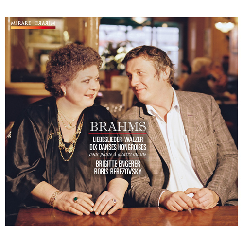 Imagen de apoyo de  BRAHMS, J.: 18 Liebeslieder Walzer / Hungarian Dances (version for piano 4 hands) (Berezovsky, Engerer)