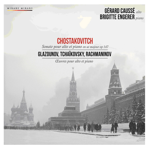 Imagen de apoyo de  Viola Recital: Caussé, Gérard - GLAZUNOV, A.K. / TCHAIKOVSKY, P. / RACHMANINOV, S. / SHOSTAKOVICH, D.