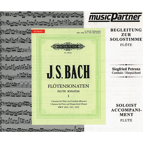 Imagen de apoyo de  BACH, J.S.: Flute Sonatas, BWV 1030, 1031, 1032 (backing tracks) (Petrenz)