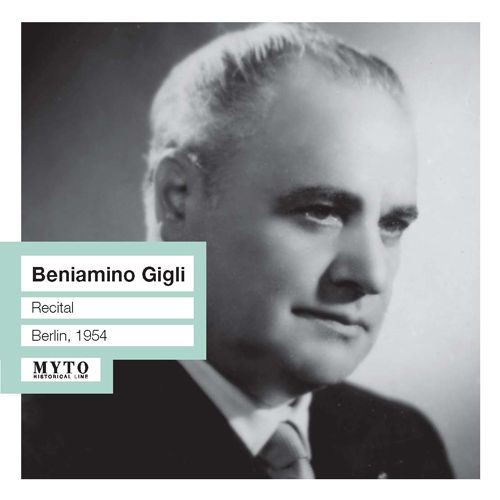 Imagen de apoyo de  Vocal Recital: Gigli, Beniamino - MEYERBEER, G. / HANDEL, G.F. / MOZART, W.A. / BRAHMS, J. (1954)