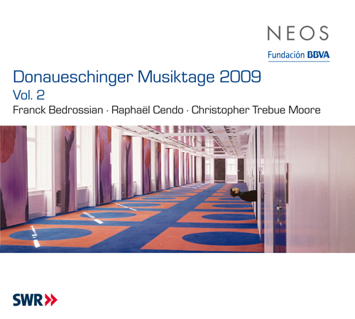Imagen de apoyo de  Donaueschinger Musiktage 2009, Vol. 2 - BEDROSSIAN, F. / CENDO, R. / MOORE, C.T. (Ictus Ensemble, Octors)