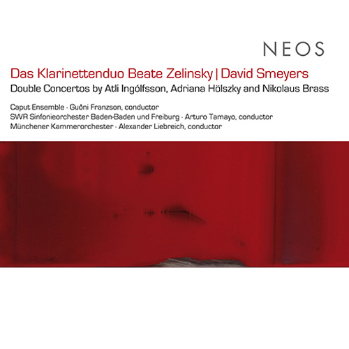 Imagen de apoyo de  Concertos for 2 Clarinets - INGÓLFSSON, A. / HÖLSZKY, A. / BRASS, N. (Das Klarinettenduo Beate Zelinsky / David Smeyers)
