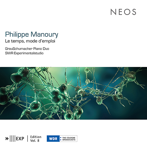 Imagen de apoyo de  MANOURY, P.: Temps, mode d'emploi (Le) (GrauSchumacher Piano Duo, South West German Radio Experimental Studio)