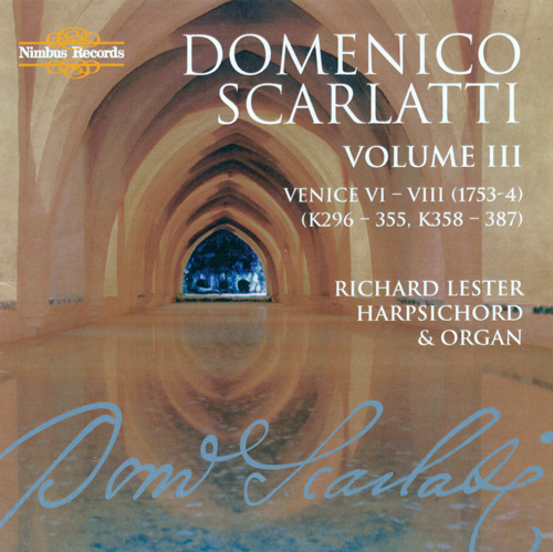Imagen de apoyo de  SCARLATTI, D.: Keyboard Sonatas, Vol. 3 (Lester)