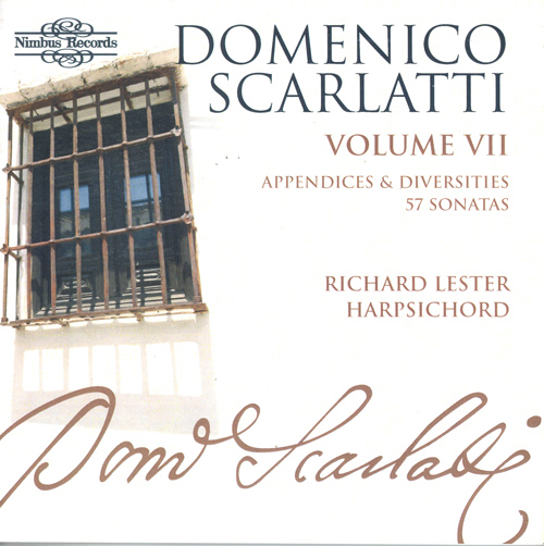 Imagen de apoyo de  SCARLATTI, D.: Keyboard Music, Vol. 7 - Appendices and Diversities (23 Sonatas from Existing and Unpublished Manuscripts) (Lester)