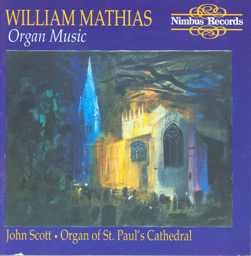 Imagen de apoyo de  MATHIAS, W.: Organ Music (Scott)