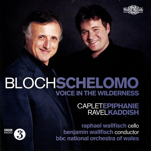 Imagen de apoyo de  BLOCH, E.: Schelomo / Voice in the Wilderness / CAPLET, A.: Epiphanie (R. Wallfisch, BBC National Orchestra of Wales, B. Wallfisch)
