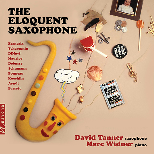 Imagen de apoyo de  Saxophone and Piano Recital: Tanner, David / Widner, Marc - FRANÇAIX, J. / TCHEREPNIN, A. / DINOVI, G. / MAURICE, P. (The Eloquent Saxophone)