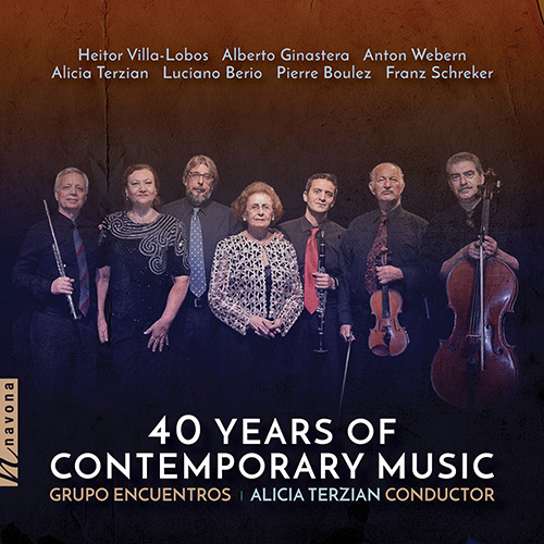Imagen de apoyo de  Vocal and Instrumental Ensemble Music - VILLA-LOBOS, H. / GINASTERA, A. / WEBERN, A. (40 Years of Contemporary Music) (Grupo Encuentros, Terzian)