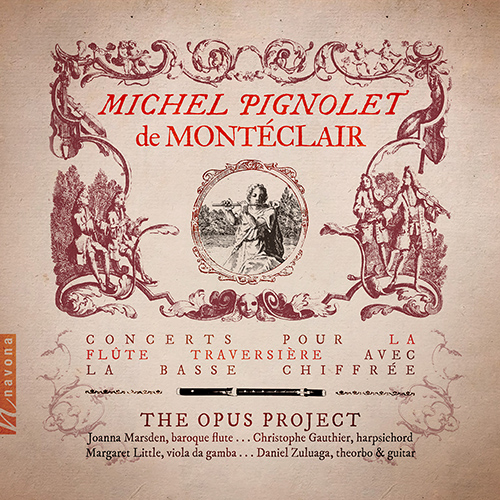 Imagen de apoyo de  MONTÉCLAIR, M.P. de: Flute Concertos Nos. 1-4 (Opus Project)