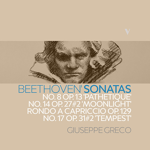 Imagen de apoyo de  BEETHOVEN, L. van: Piano Sonatas Nos. 8, "Pathétique", 14, "Moonlight", 17, "Tempest" / Rondo a capriccio (Greco)