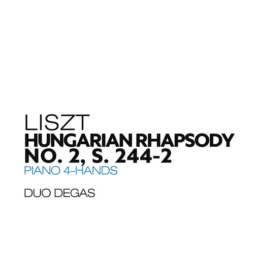 Imagen de apoyo de  LISZT, F.: 19 Hungarian Rhapsodies, S244/R106: No. 2 in C-Sharp Minor (arr. for piano 4 hands) (Duo Degas)