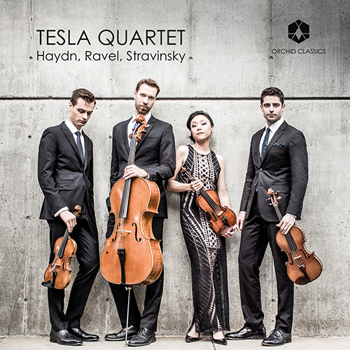 Imagen de apoyo de  RAVEL, M.: String Quartet / HAYDN, J.: String Quartet No. 42 / STRAVINSKY, I.: Concertino for String Quartet (Tesla Quartet)