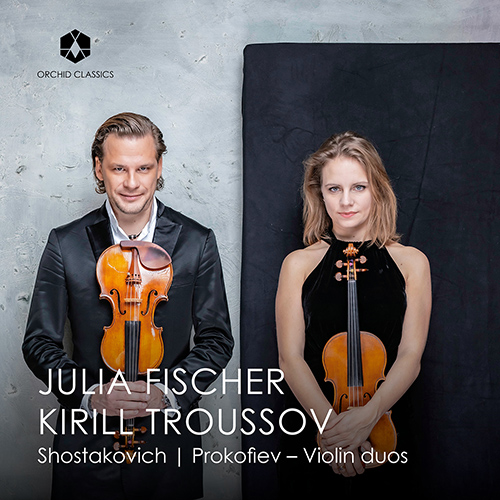 Imagen de apoyo de  SHOSTAKOVICH, D.: 5 Pieces (arr. L Atovmyan for 2 Violins and Piano) / PROKOFIEV, S.: Sonata for 2 Violins (Violin Duos) (J. Fischer, Troussov)