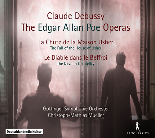 Imagen de apoyo de  DEBUSSY, C.: Chute de la maison Usher (La) / Le diable dans le beffroi [Opera] (Göttingen Symphony, Mueller)