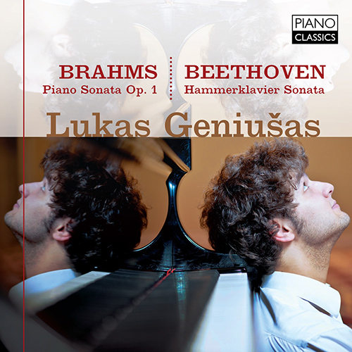 Imagen de apoyo de  BRAHMS, J.: Piano Sonata No. 1 / BEETHOVEN, L. van: Piano Sonata No. 29, "Hammerklavier" (Geniušas)