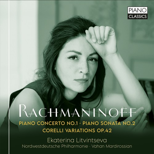Imagen de apoyo de  RACHMANINOV, S.: Piano Concerto No. 1 / Piano Sonata No. 2 / Variations on a Theme of Corelli (Litvintseva, Mardirossian)