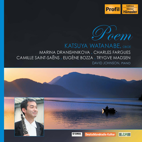 Imagen de apoyo de  Oboe Recital: Watanabe, Katsuya - DRANISHNIKOVA, M. / FARGUES, C. / SAINT-SAENS, C. / BOZZA, E. / MADSEN, T. (Poem)