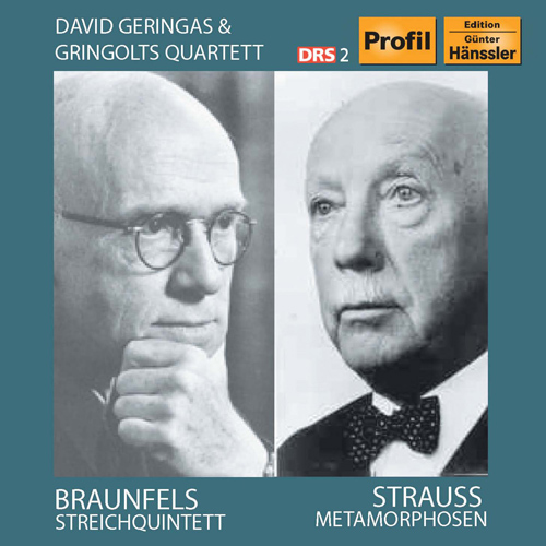Imagen de apoyo de  BRAUNFELS, W.: String Quintet in F Major, Op. 63 / STRAUSS, R.: Metamorphosen (Gringolts Quartet)