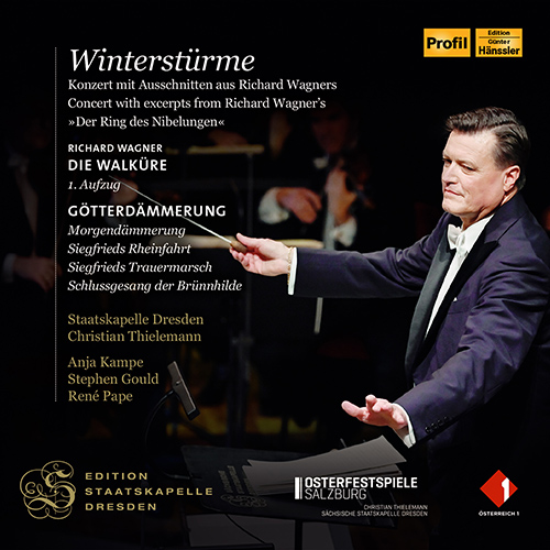 Imagen de apoyo de  WAGNER, R.: Walküre (Die) (excerpts) / Götterdämmerung (excerpts) (Winterstürme) (Kampe, Gould, Pape, Dresden Staatskapelle, Thielemann)