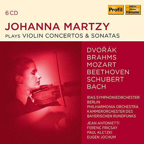 Imagen de apoyo de  Violin Recital: Martzy, Johanna - DVOŘÁK, A. / BRAHMS, J. / MOZART, W.A. / BEETHOVEN, L. van / SCHUBERT, F. / BACH, J.S. (1952-1955)
