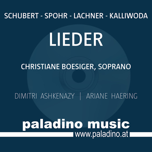 Imagen de apoyo de  Vocal Recital: Boesiger, Christiane - SCHUBERT, F. / SPOHR, L. / LACHNER, F. / KALLIWODA, J.W.