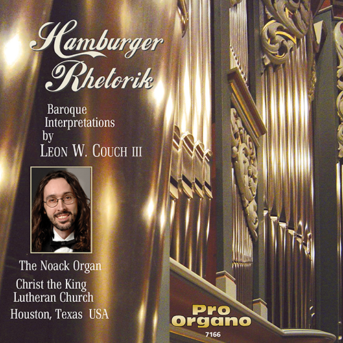 Imagen de apoyo de  Pipe Organ Recital: Couch III, Leon W. - BACH, J.S. / BÖHM, G. / BUXTEHUDE, D. / LÜBECK, V. / MENDELSSOHN, Felix (Hamburger Rhetorik)