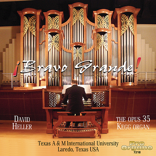 Imagen de apoyo de  Pipe Organ Recital: Heller, David - BACH, J.S. / BOËLLMANN, L. / FRANCK, C. / HANCOCK, G. / VIERNE, L. (Bravo Grande)