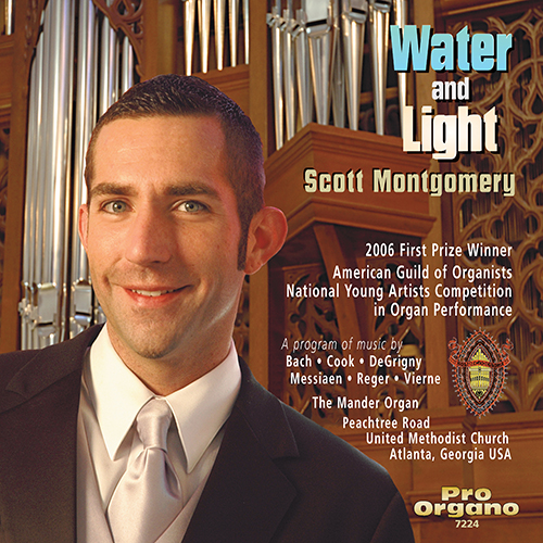 Imagen de apoyo de  Pipe Organ Recital: Montgomery, Scott - BACH, J.S. / COOK, J. / GRIGNY, N. DE / MESSIAEN, O. / REGER, M. / VIERNE, L. (Water and Light)