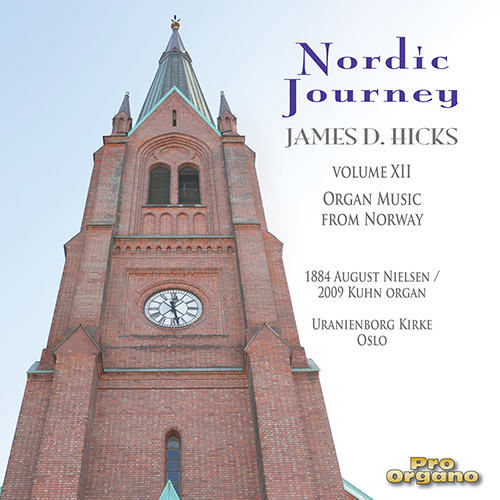 Imagen de apoyo de  Organ Recital: Hicks, James D. - HOVLAND, E. / PEDERSEN, G. / KARLSEN, K.M. / ANDERSSEN, F. (Nordic Journey, Vol. 12)