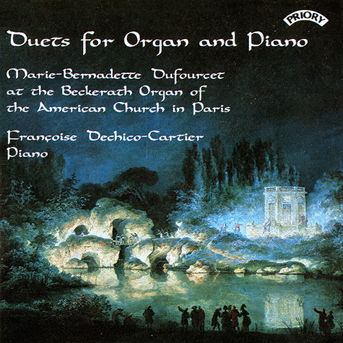 Imagen de apoyo de  Organ and Piano Duets - DUPRÉ, M. / GUILLOU, J.V.A. / HAKIM, N. / LANGLAIS, L. (Dufourcet-Hakim, Dechico-Cartier)