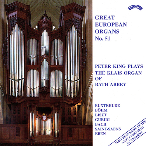 Imagen de apoyo de  Great European Organs, Vol. 51 - BUXTEHUDE, D. / BÖHM, G. / LISZT, F. / GURIDI, J. (King)