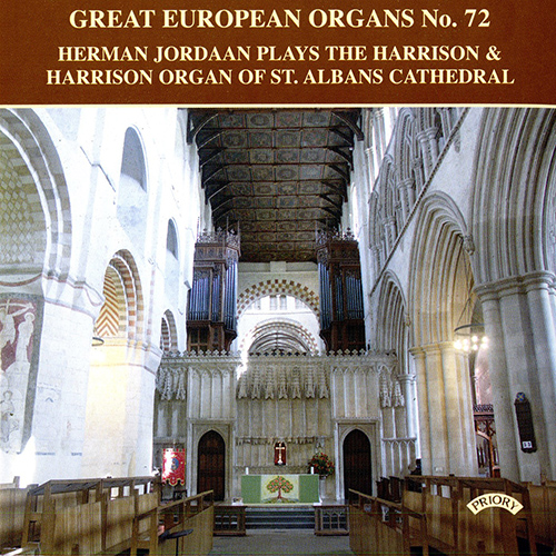 Imagen de apoyo de  Great European Organs, Vol. 72 - HAILSTORK, A. / HORST, A. van der / KLAVEREN, W. van / LITAIZE, G. / RITTER, A.G. / SUMSION, H. (Jordaan)