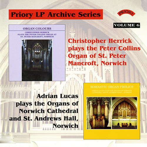 Imagen de apoyo de  Organ Music - AHRENS, J. / BACH, J.S. / BATISTE, A.E. / CLARK, F.S. / GODFREE, W. / GRISON, J. (Priory LP Archive Series, Vol. 6) (Herrick, A. Lucas)