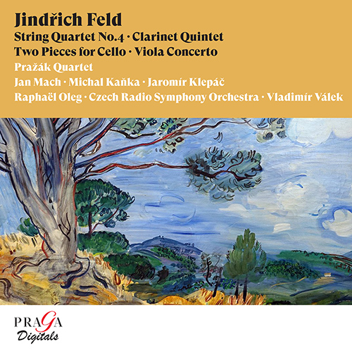 Imagen de apoyo de  FELD, J.: String Quartet No. 4 / Clarinet Quintet / Viola Concerto (Mach, Oleg, Klepáč, Pražák Quartet, Czech Radio Symphony, Válek)