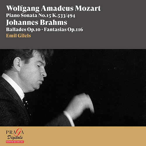 Imagen de apoyo de  MOZART, W.A.: Piano Sonata No. 15 / BRAHMS, J.: 4 Ballades / 7 Fantasien (Gilels)