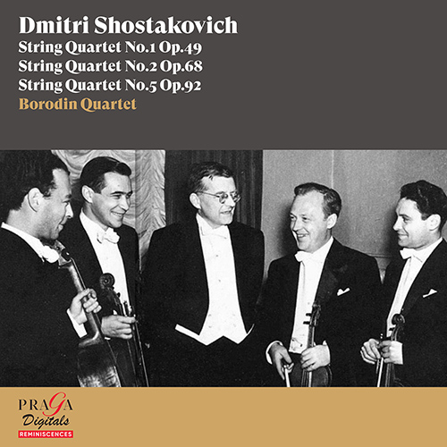Imagen de apoyo de  SHOSTAKOVICH, D.: String Quartets Nos. 1, 2, 5 (Borodin Quartet) (1964, 1966)