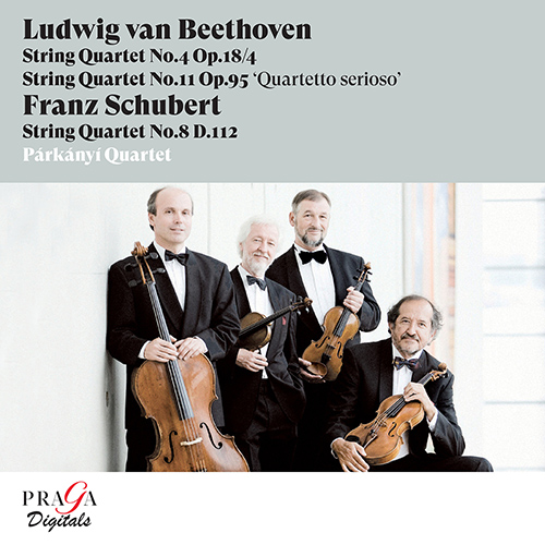 Imagen de apoyo de  BEETHOVEN, L. van: String Quartets Nos. 4 and 11 / SCHUBERT, F.: String Quartet No. 8 (Párkányí Quartet)