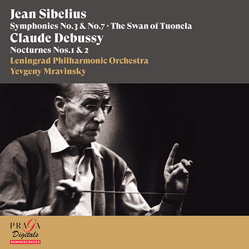 Imagen de apoyo de  SIBELIUS, J.: Symphonies Nos. 3 and 7 / The Swan of Tuonela / DEBUSSY, C.: Nocturnes Nos. 1 and 2 (Leningrad Philharmonic, Mravinsky) (1960-1965)