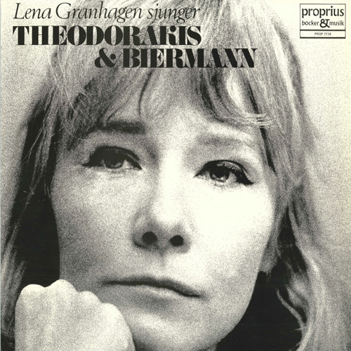 Imagen de apoyo de  Vocal Recital: Granhagen, Lena - THEODORAKIS, M. / BIERMANN, W.