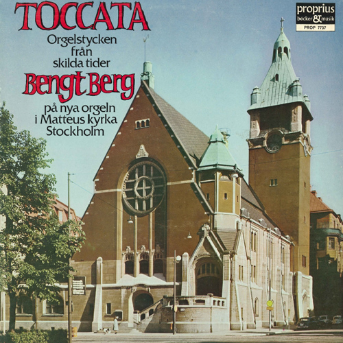 Imagen de apoyo de  Organ Recital: Berg, Bengt - BACH, J.S. / DAQUIN, L.-C. / BUXTEHUDE, D. / VIERNE, L. / MICHEELSEN, H.F. / BRUHNS, N. / SJOGREN, E. (Toccata)