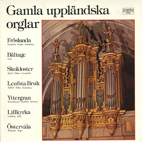 Imagen de apoyo de  Organ Recital: Lofgren, Rudolf - SWEELINCK, J.P. / HASSLER, H.L. / SCHÖNBERG, S.G. / GEIST, C. / ZIPOLI, D. / DUBEN, A. (Gamla uppländska orglar)