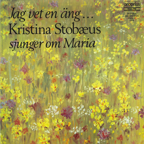 Imagen de apoyo de  STOBÆUS, Kristina: Jag vet en äng …