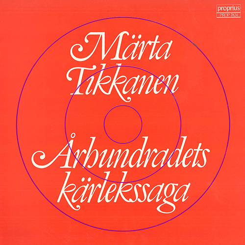 Imagen de apoyo de  TIKKANEN, Märta: Århundradets kärlekssaga