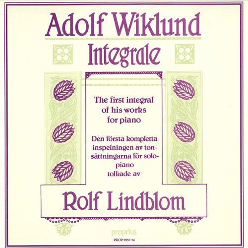 Imagen de apoyo de  WIKLUND, A.: Piano Music (Integrale)
