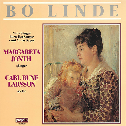 Imagen de apoyo de  LINDE, B.: Vocal Music (Jonth)