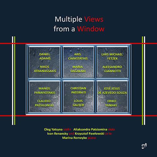 Imagen de apoyo de  Chamber Music (Strings) - ADAMS, D. / CARASTHATIS, A. / SAUTER, L. (Multiple Views from a Window) (Yatsyna, Patsiomina, Pawłowski, Renansky, Romeyko)