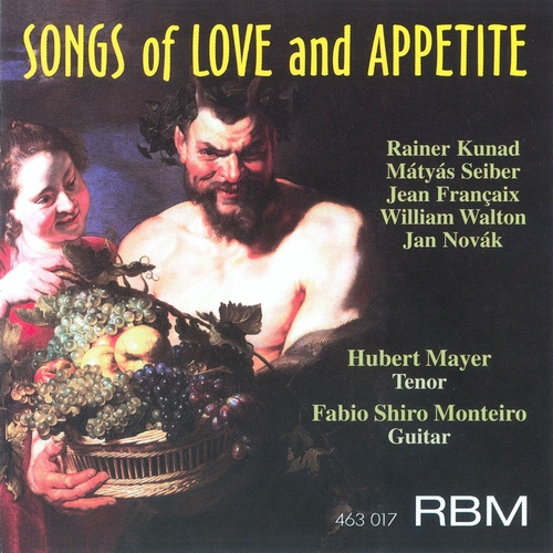 Imagen de apoyo de  Vocal Recital (Tenor): Mayer, Hubert - KUNAD, R. / SEIBER, M. / FRANÇAIX, J. / WALTON, W. (Songs of Love and Appetite)
