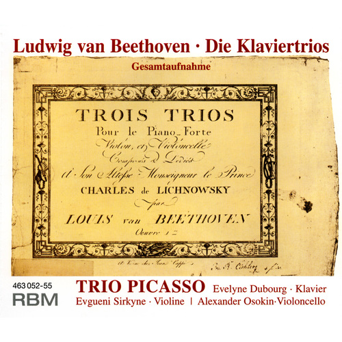 Imagen de apoyo de  BEETHOVEN, L. van: Piano Trios (Trio Picasso)