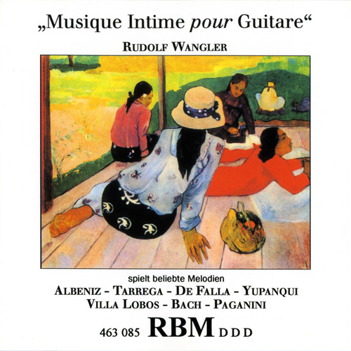 Imagen de apoyo de  Guitar Recital: Wangler, Rudolf - ALBÉNIZ, I. / TÁRREGA, F. / FALLA, M. de / YUPANQUI, A. / VILLA-LOBOS, H. (Musique intime pour Guitare)